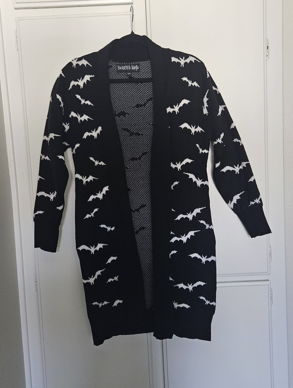 Backstitch Bruja Bat Cardigan